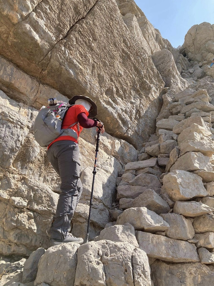 Staircases of the Stairway to Heaven in Ras Al Khaimah, UAE