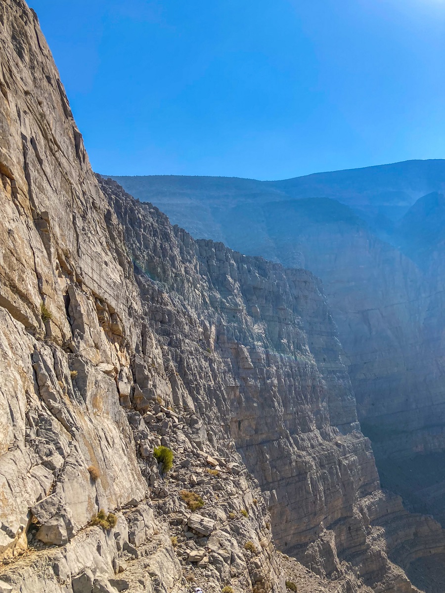 The 'Wall' of the Stairway to Heaven in Ras Al Khaimah, UAE 