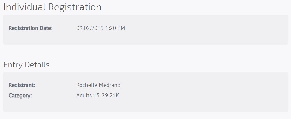 Half Marathon registration