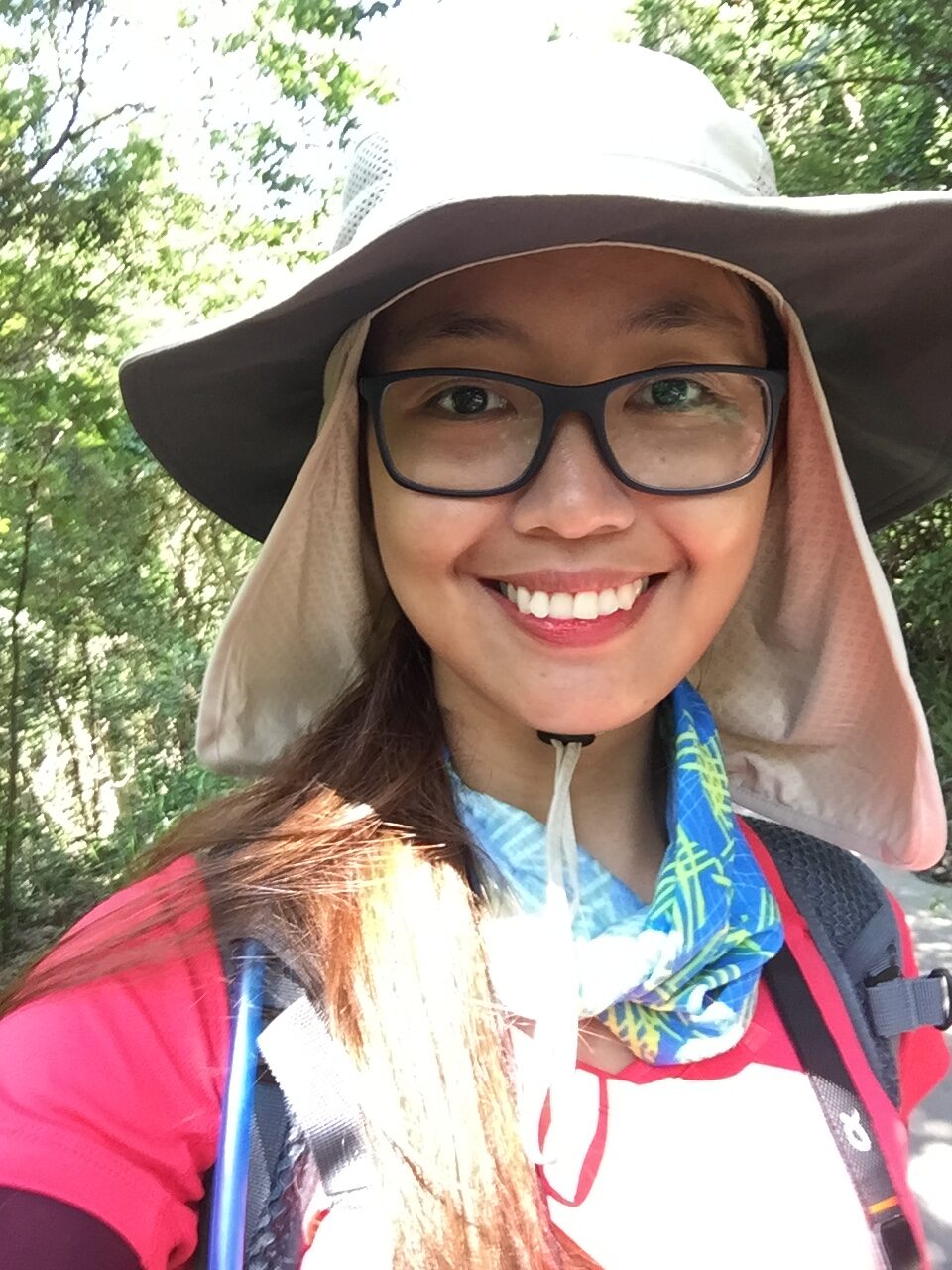 Hiking Selfie in Hong Kong Trail Section 6