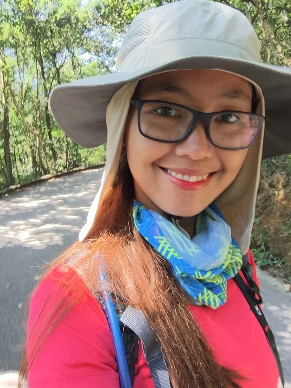 Hiking Selfie in Hong Kong Trail Section 6