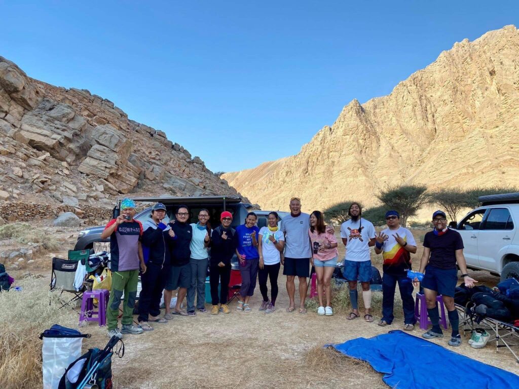 Hiking Team and the Support Group of RAK Traverse 2020 along with Sir Aries & Mam Lani who provided the meals for everyone