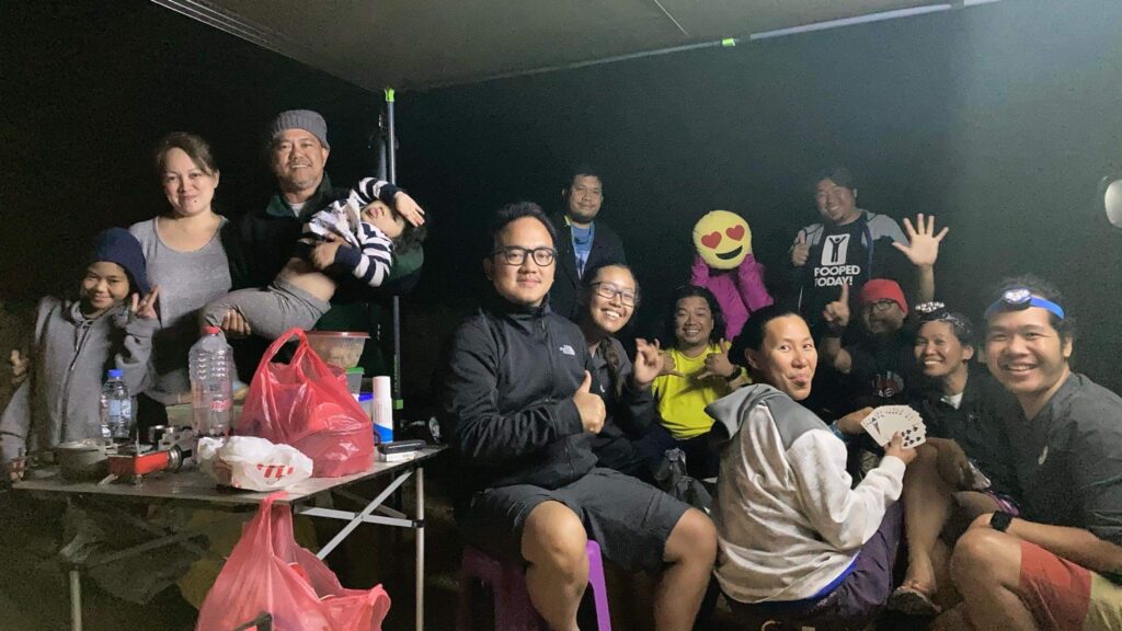 Hiking Team and the Support Group of the RAK Traverse 2020 during Night #6