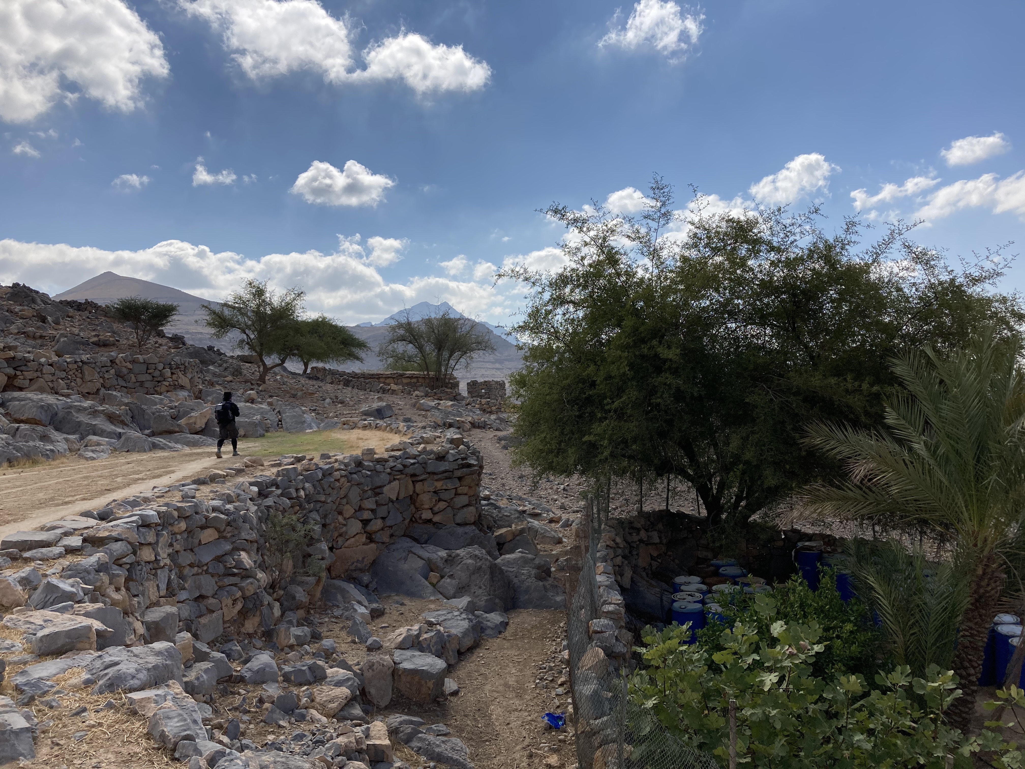 raktrav2020 hiking trail route Plateau with a Village in Ras Al Khaimah