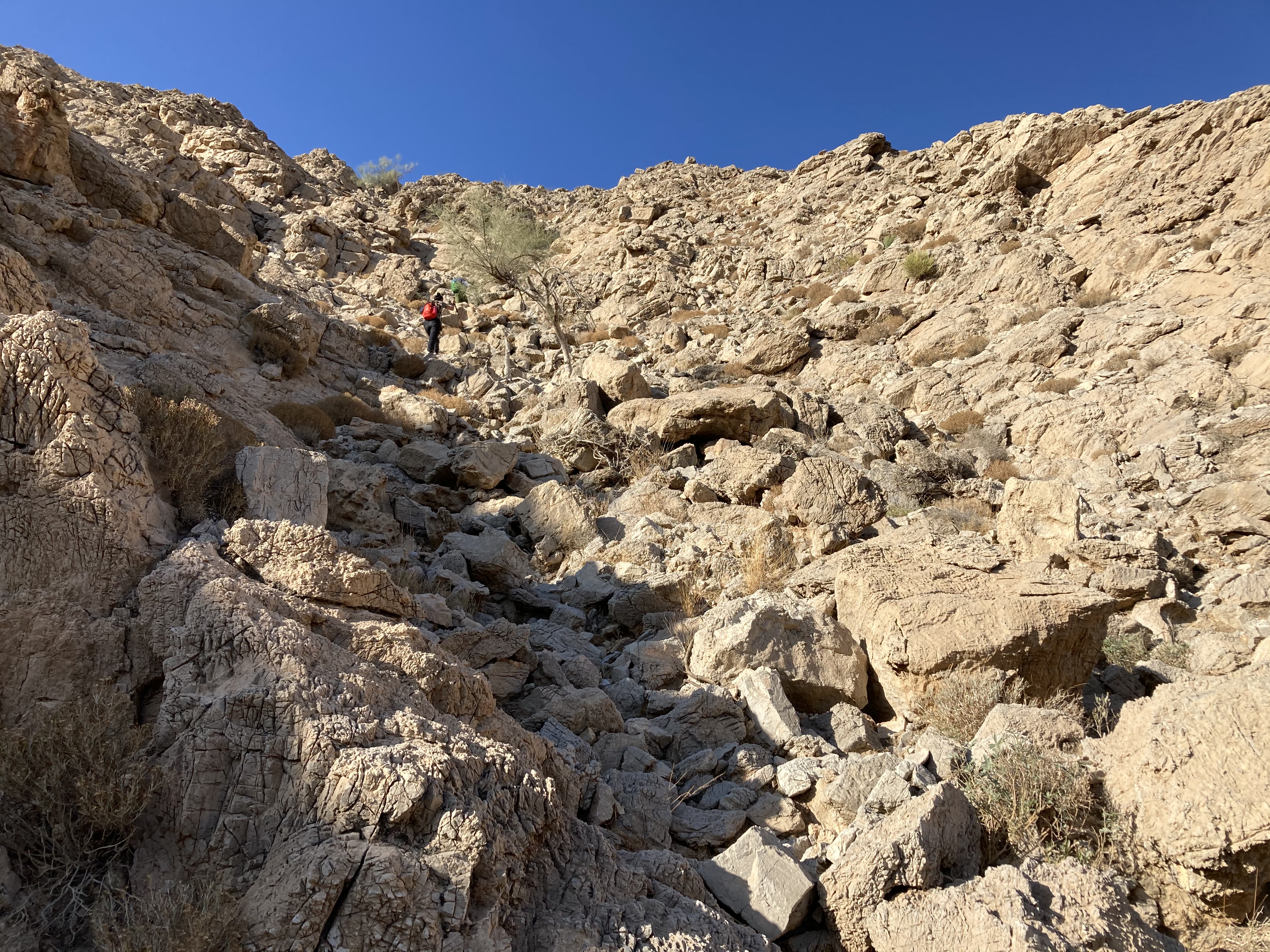 raktrav2020 hiking trail assault to Wadi Shah Ridge