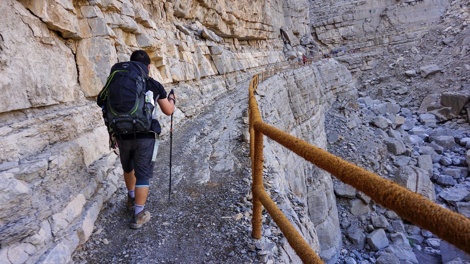 New railings in Wadi Litibah Trail