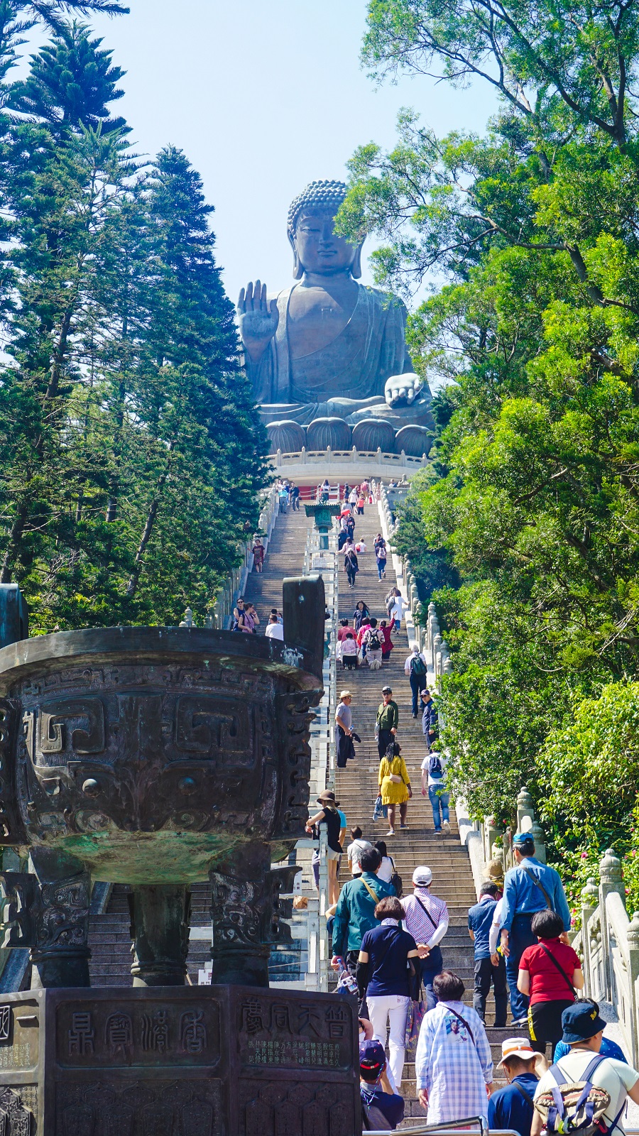 Tian Tan Buddha in Ngong Ping in Lantau Island