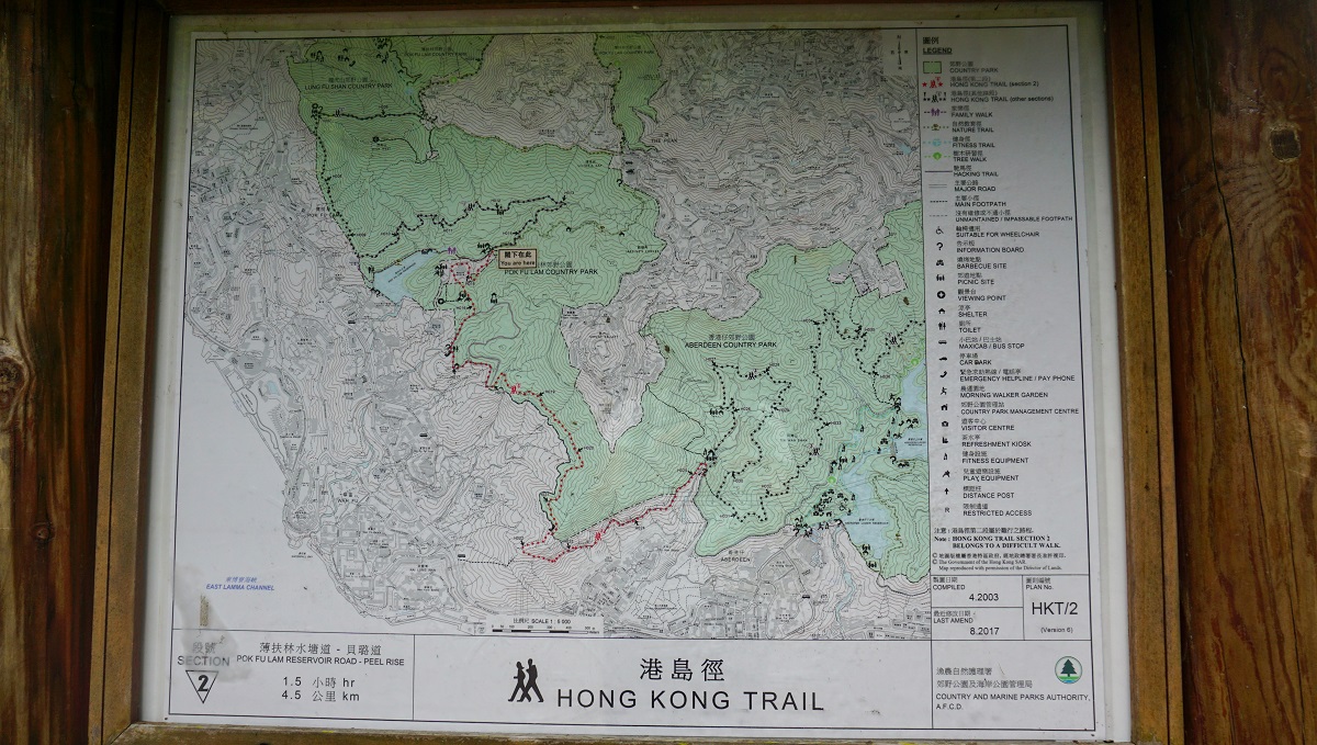 Hong Kong Trail Section 2 Map