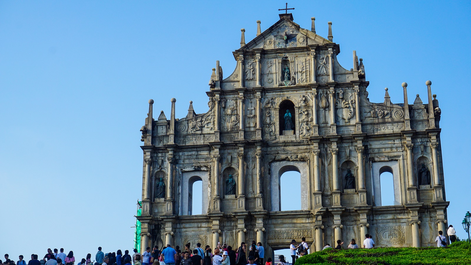 The Ruins of Saint Paul's in Macau during day trip from Hong Kong
