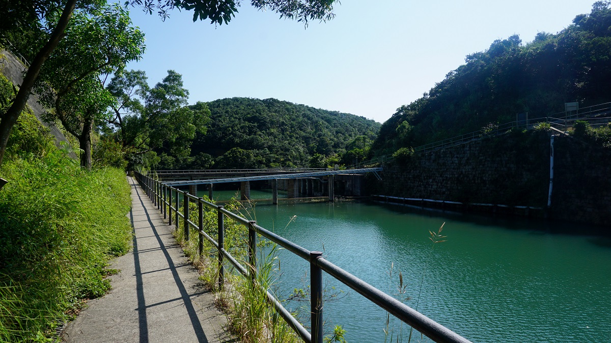 Tai Tam Upper Dam of Tai Tam Reservoir