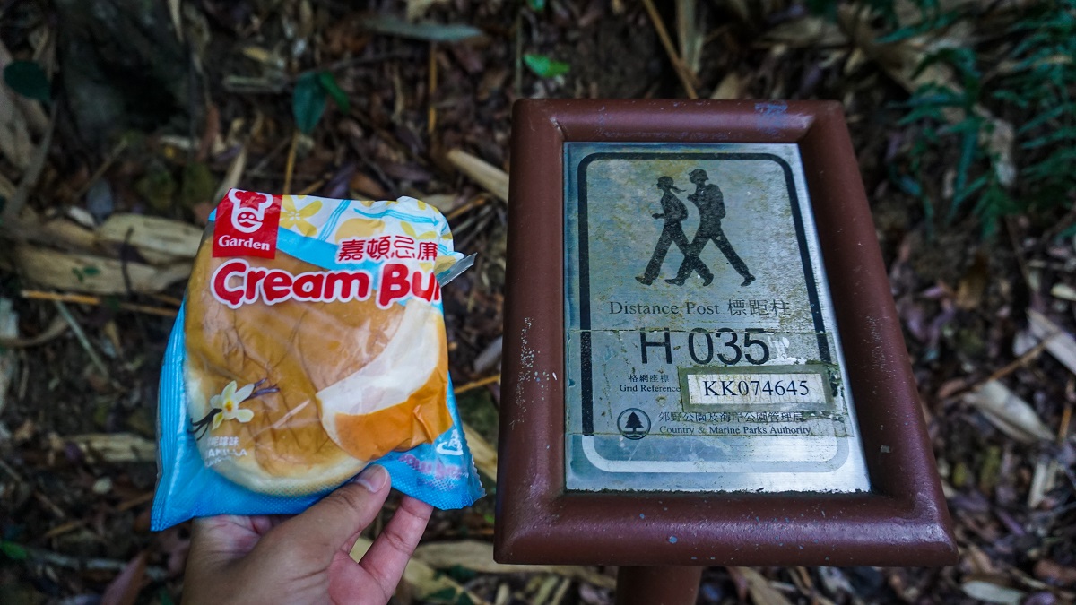 Distance Post 35 of Hong Kong Trail Section 3