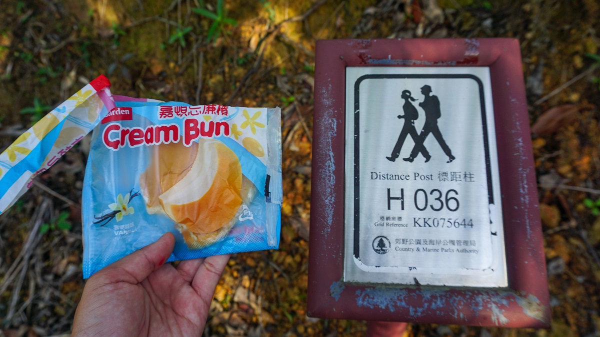 Distance Post 36 of Hong Kong Trail Section 3