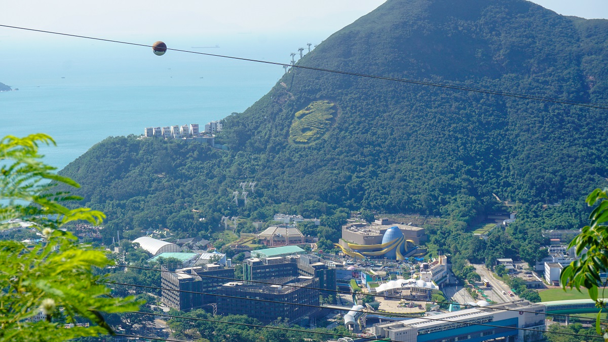 Ocean Park as seen from Hong Kong Trail