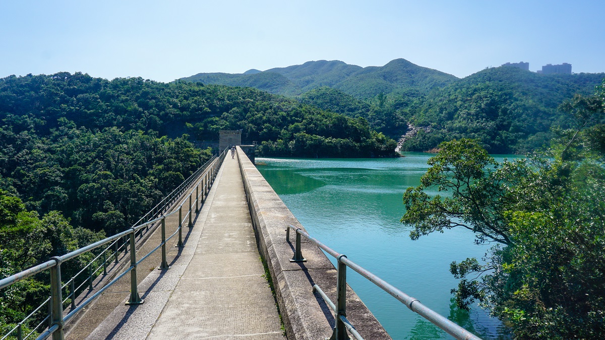 Tai Tam Upper Dam of Tai Tam Reservoir