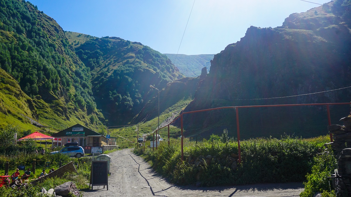 Gergeti Summer Cafe in Kazbegi