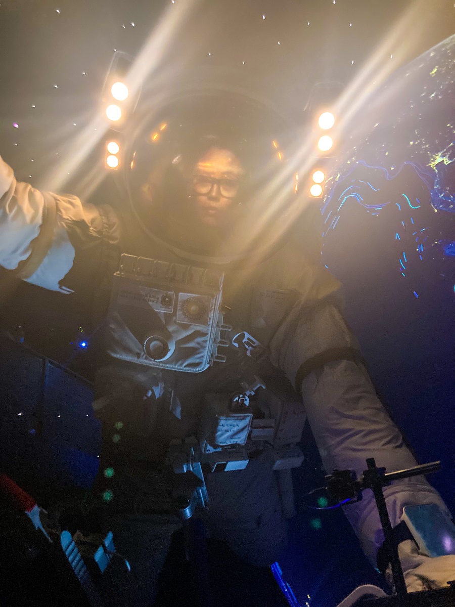 Alif Pavilion - PinayHakawati as astronaut