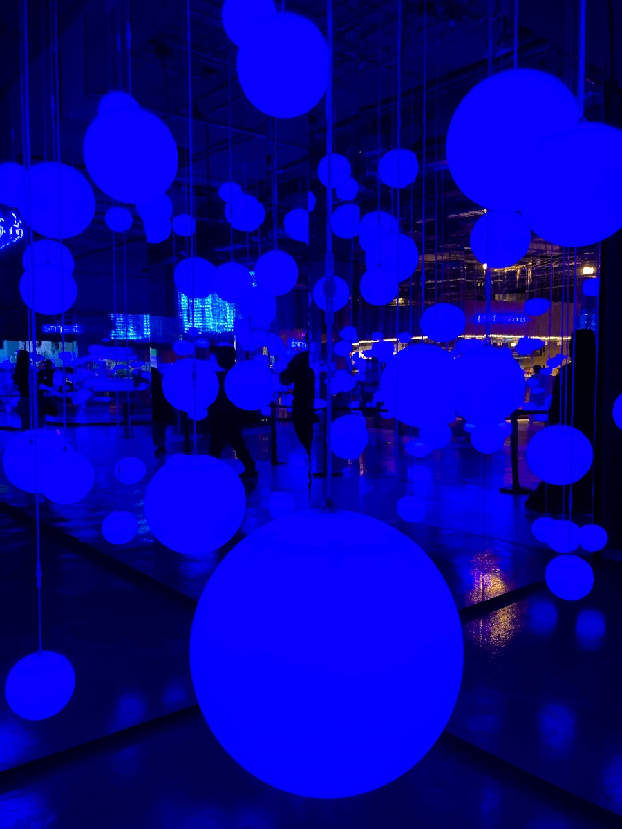 Estonia Pavilion - Blue Lights