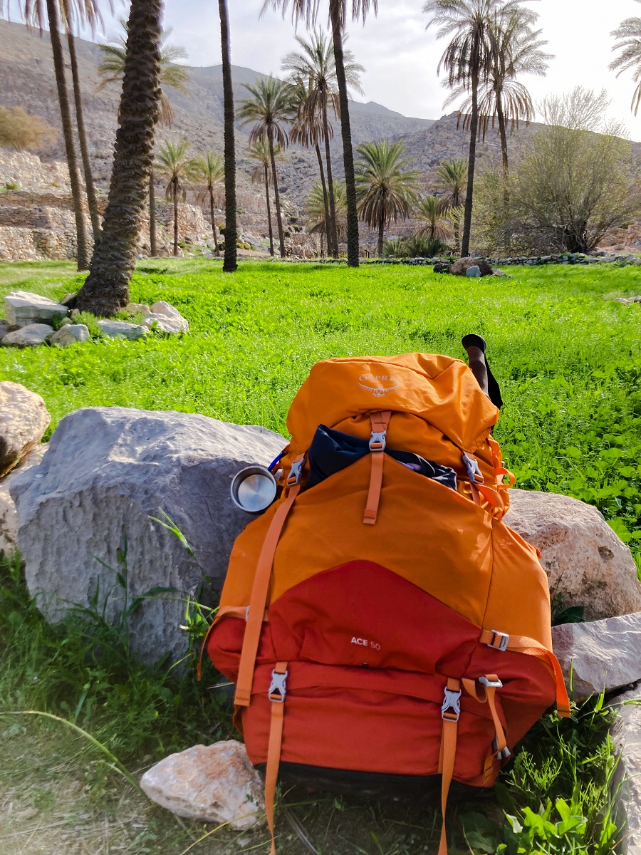 Osprey Ace 50 in an oasis in the UAE
