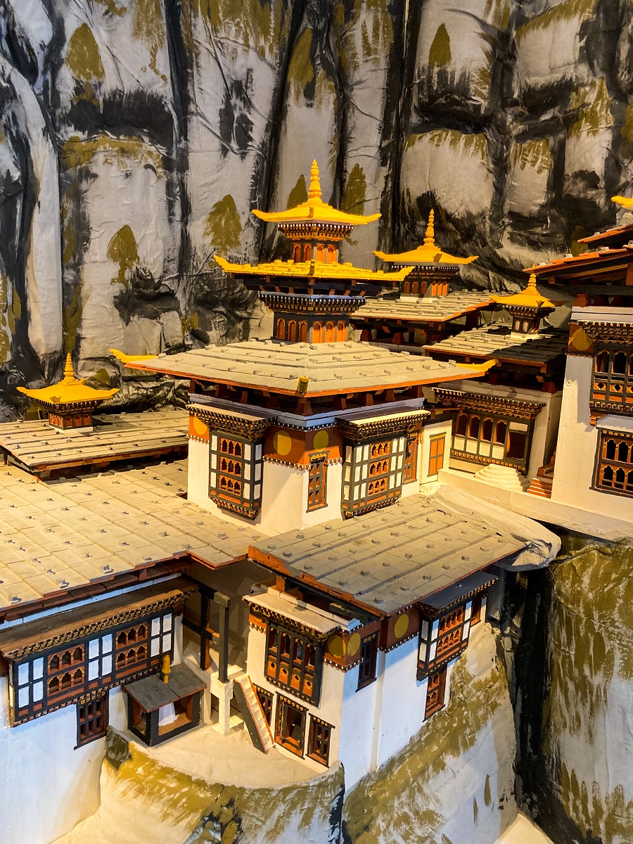 Bhutan Pavilion - Tiger's Nest Temple Replica