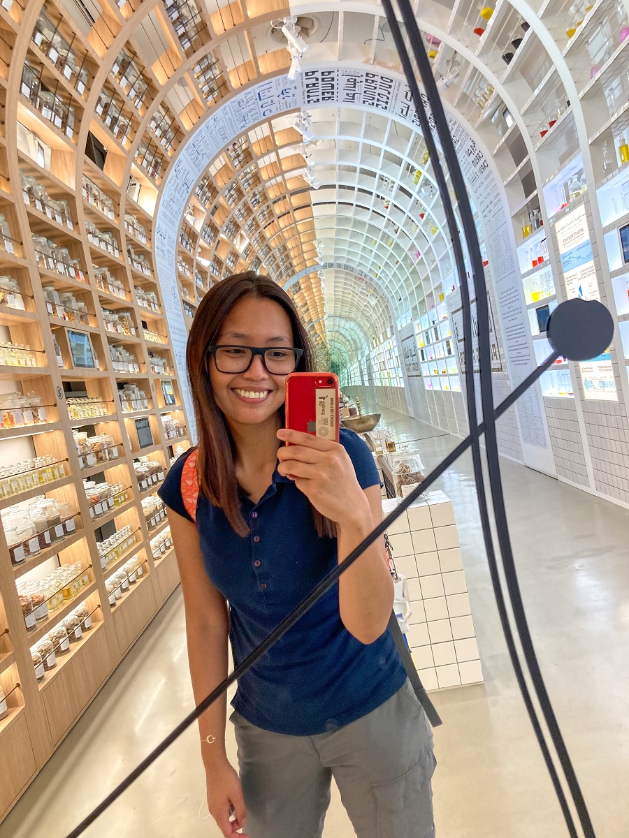 Selfie inside the 'Plants Power'