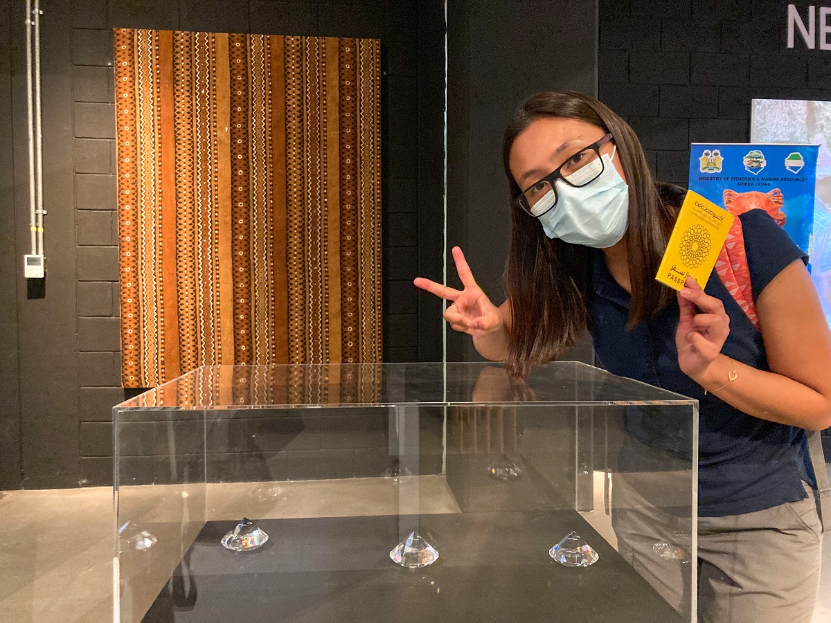 Sierra Leone Pavilion in Expo 2020 - Diamond Replica