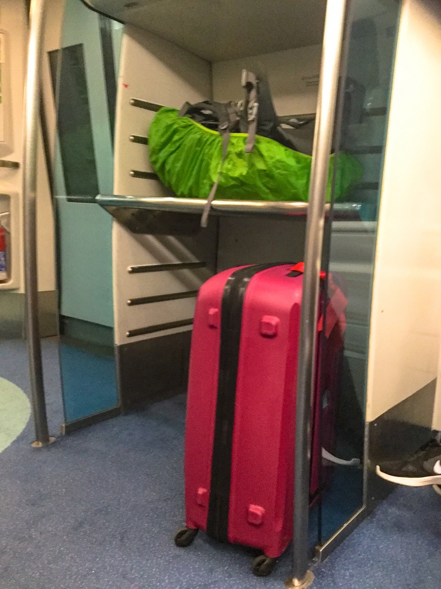 Osprey Renn 50 in Hong Kong Train