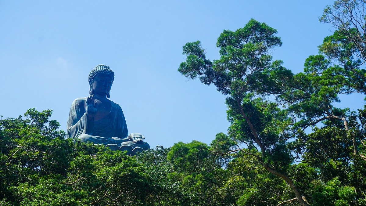 Big Buddha in Ngong Ping Island, Hong Kong