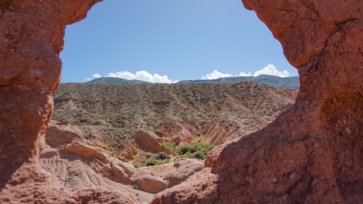 Circular View from a trail in Skazka Canyon