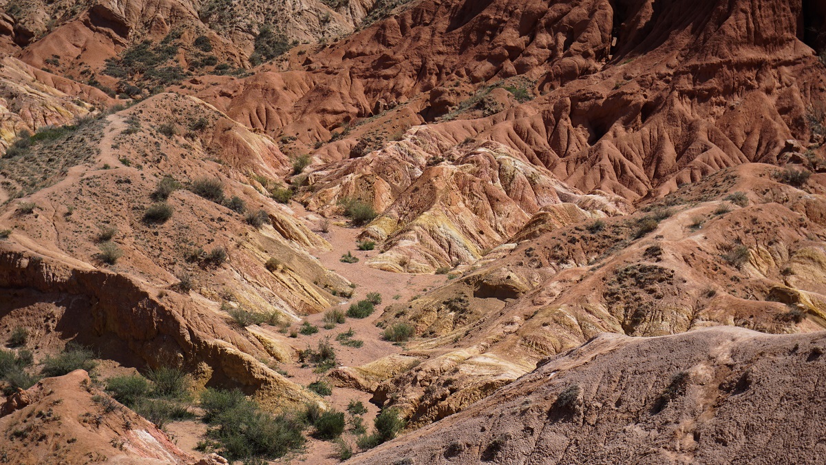 Skazka Canyon in Kyrgyzstan