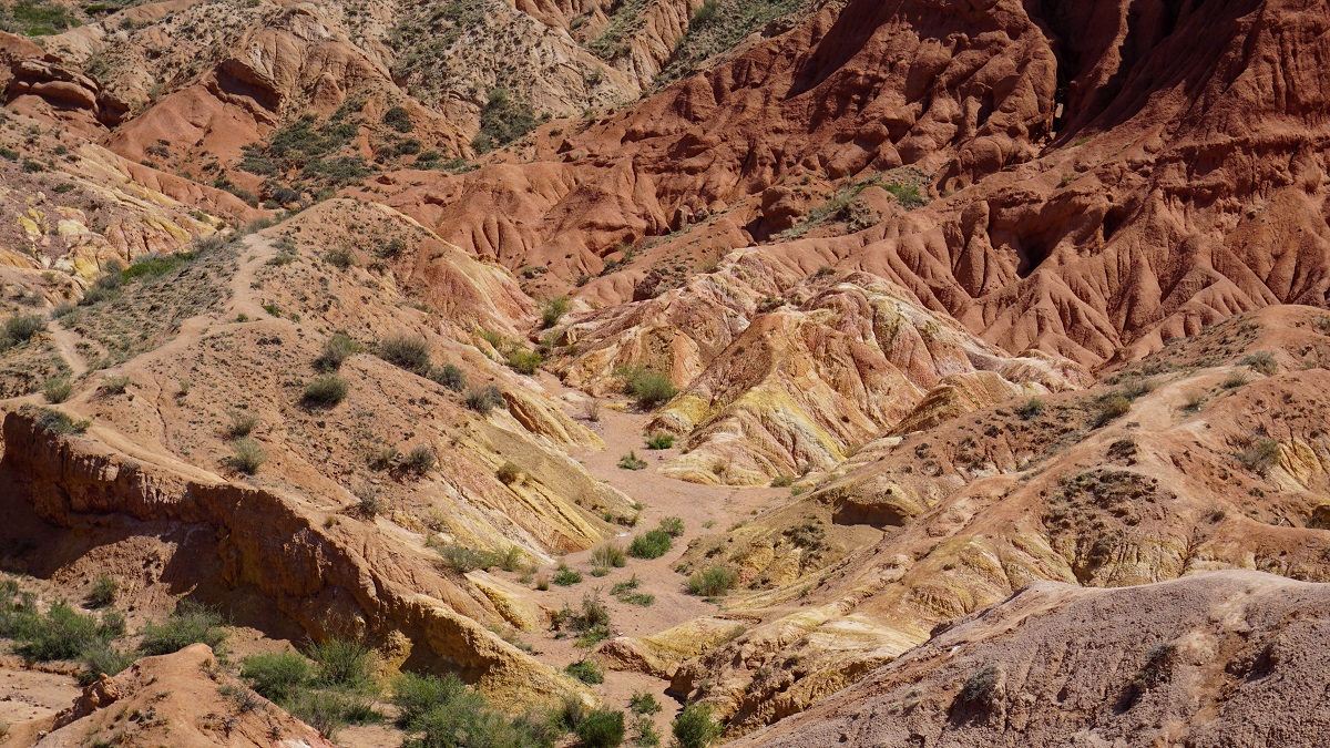 Myriad of Colors inside Skazka Canyon