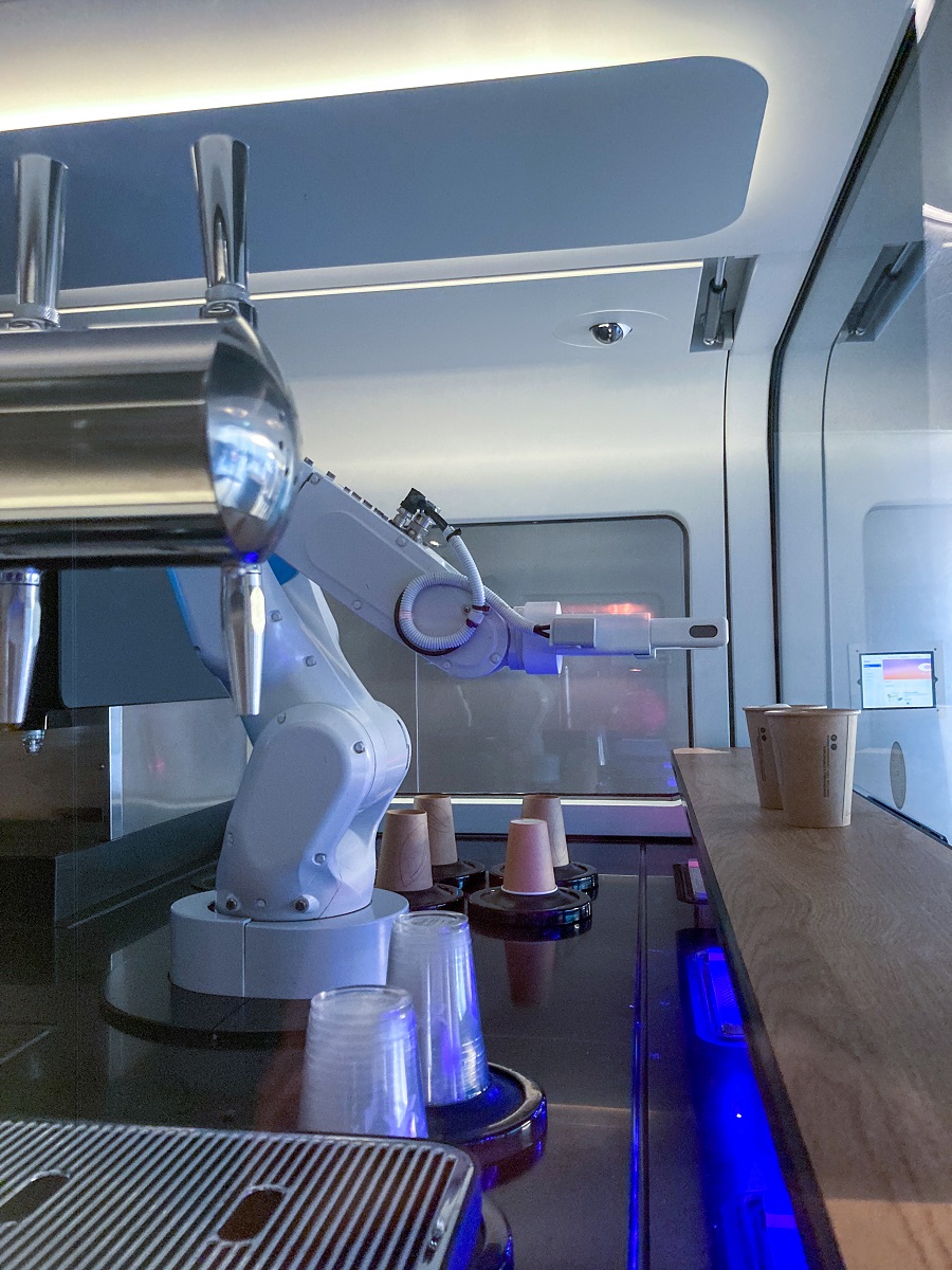 Coffee of the Future - Museum of the Future Coffee Machine 