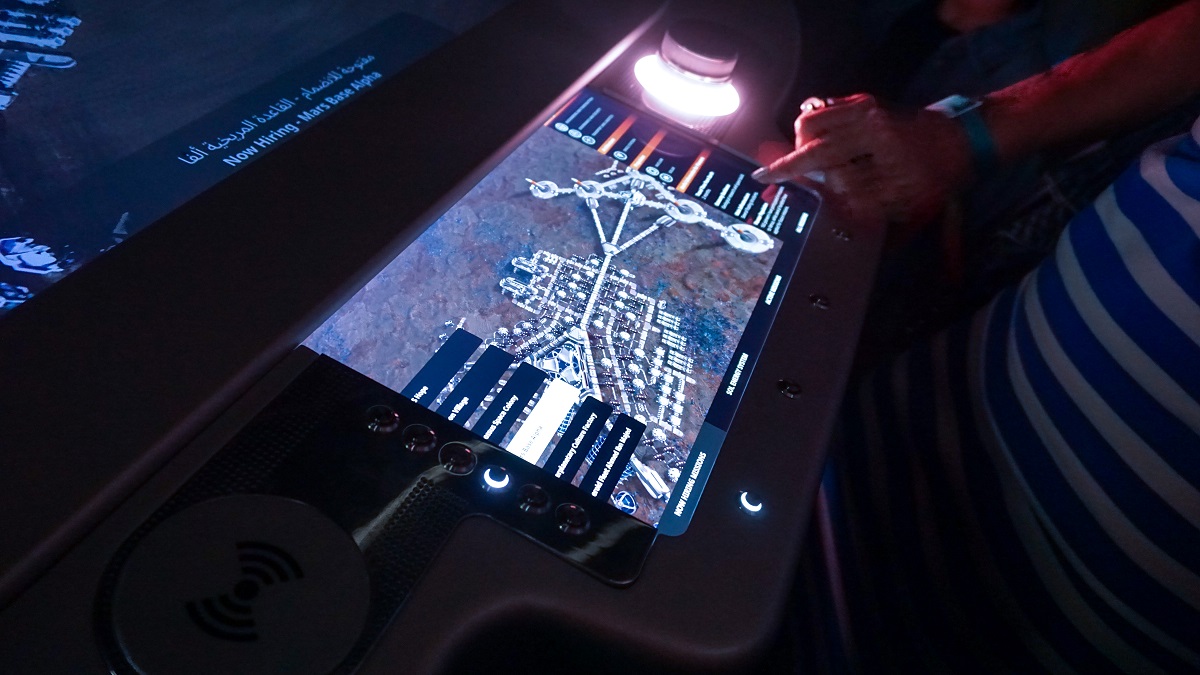 Interactive Areas inside the Museum of the Future 