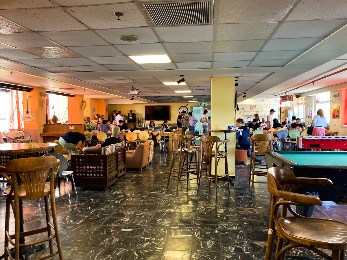 Hostel Kitchen and Dining Area