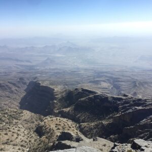 Jebel Shams' Canyon in Oman