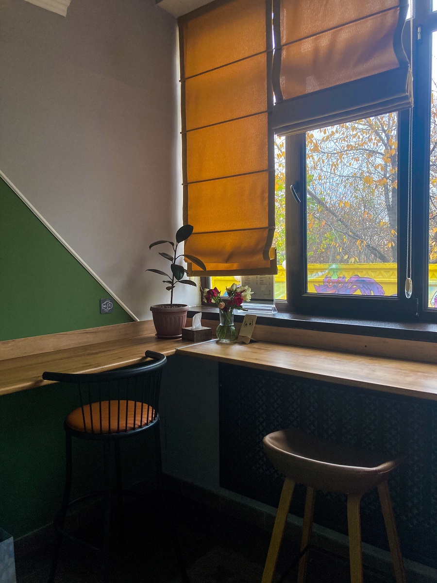 Small Corner in People Hostel next to Kitchen