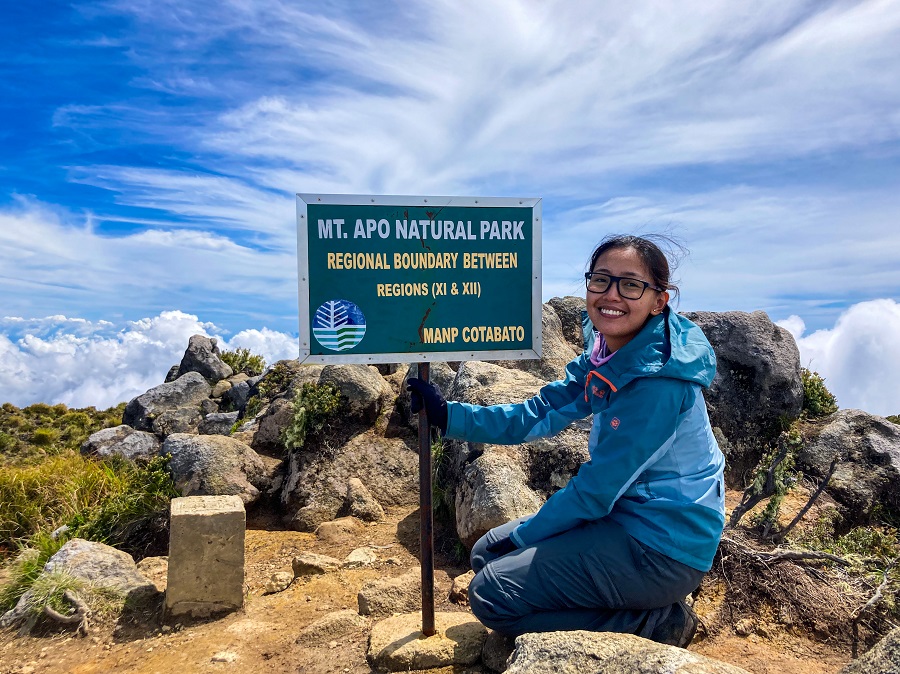 PinayHakawati at Mount Apo True Summit hiked from Santa Cruz Trail