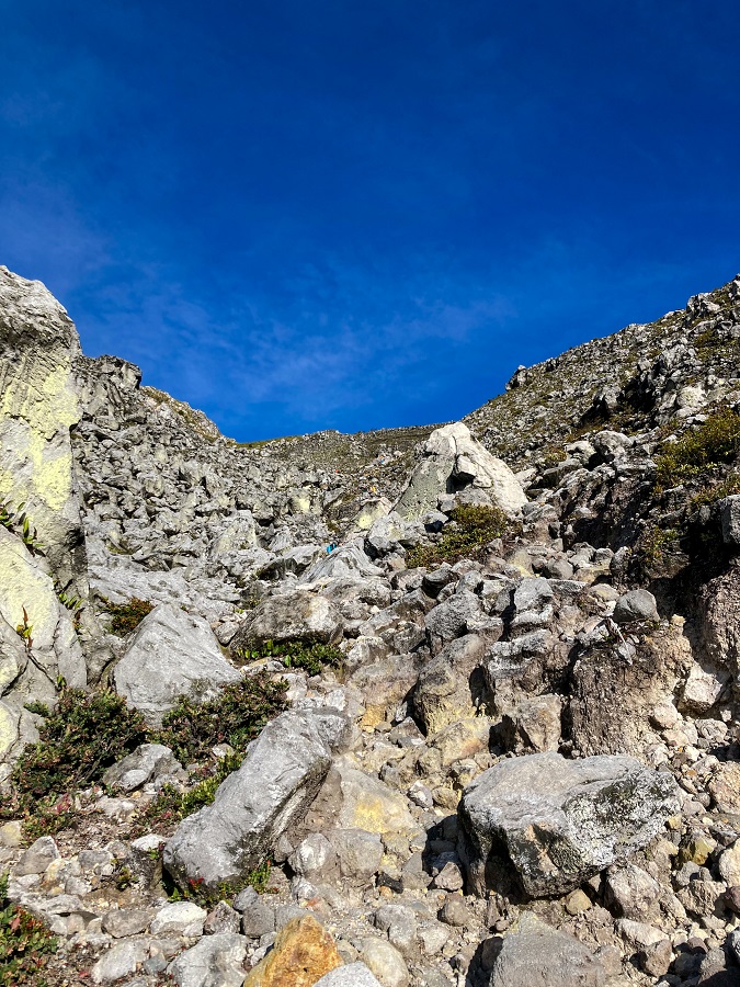 Boulders in Mount Apo via the Santa Cruz Trail 