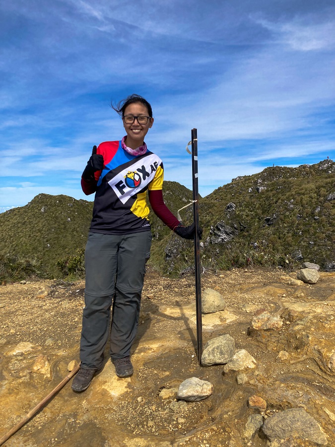 PinayHakawati at Mount Apo Santa Cruz Peak 