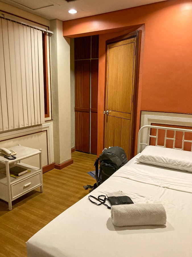 My humble room in The Manor Hotel in Davao City 