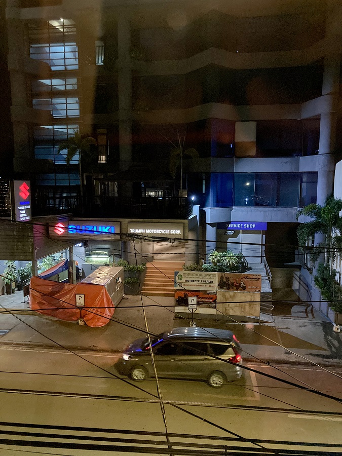View from my room in the Manor Hotel in Davao City