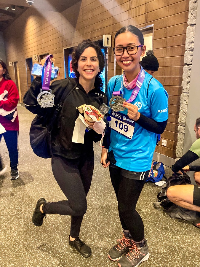 Photo with Athlete Nelly Attar 