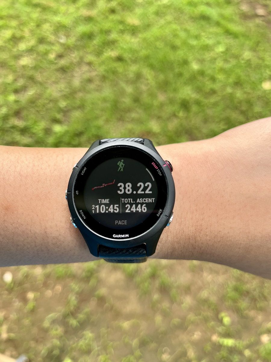 Garmin Forerunner 255s Music used in a Multi-Day Hike