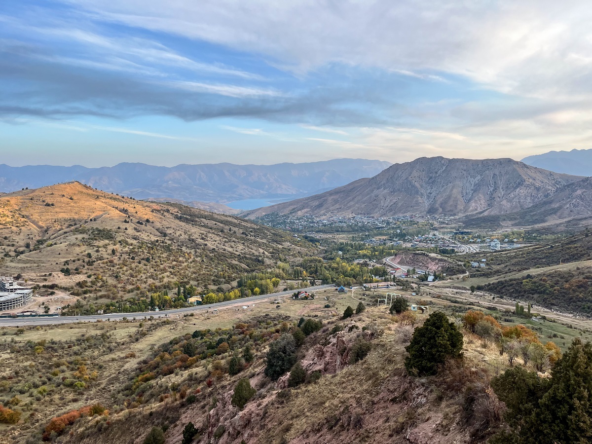 Aerial View of Small Chimgan and the whole Chimgan Village as see from the trail of Big Chimgan Trail