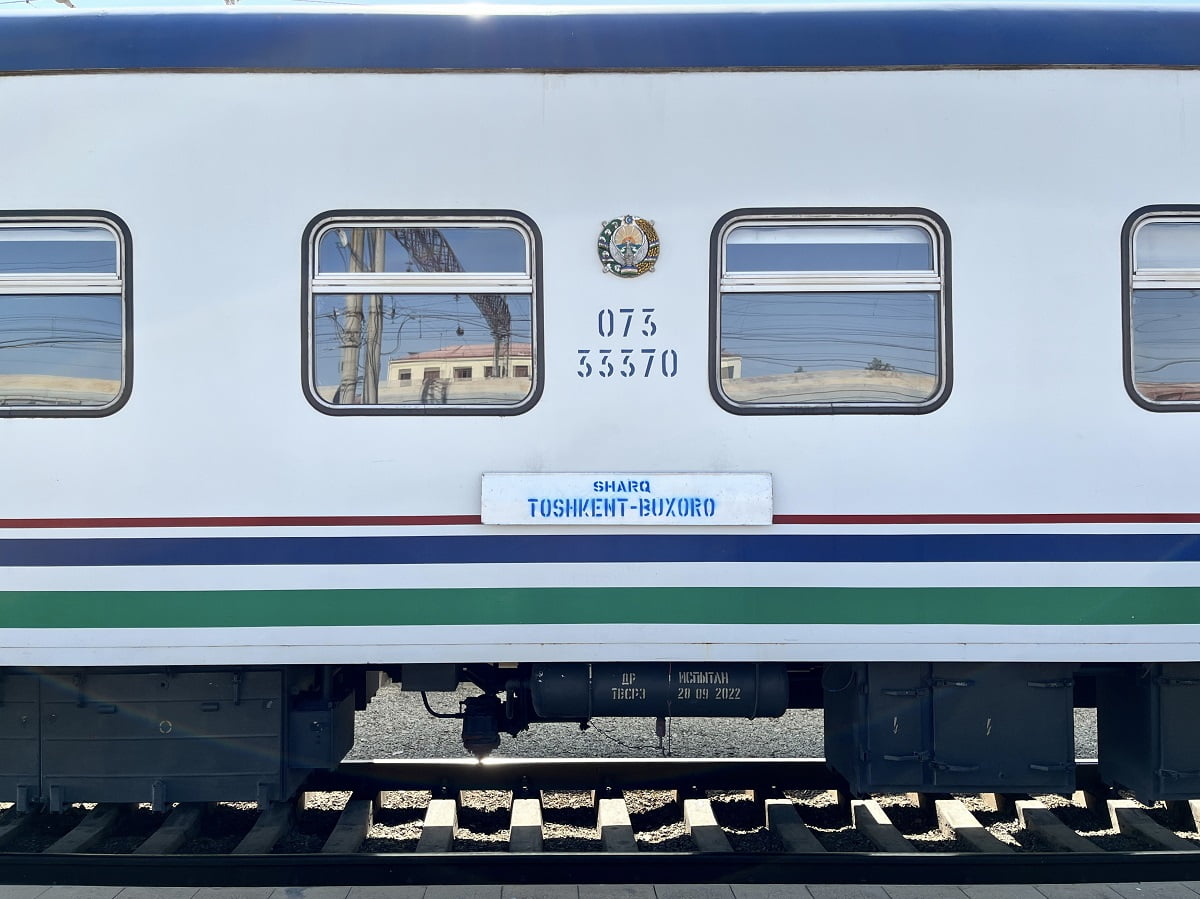 Sharq Train by Uzbek Railways from Tashkent to Bukhara