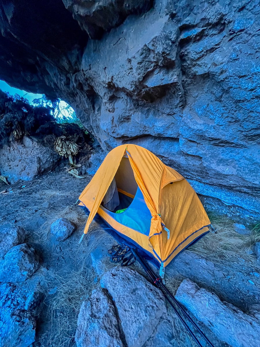 Campsite in Mount Elgon