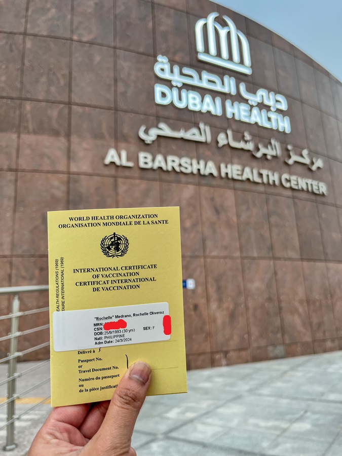 Getting Yellow Fever and Travel Vaccinations in Dubai