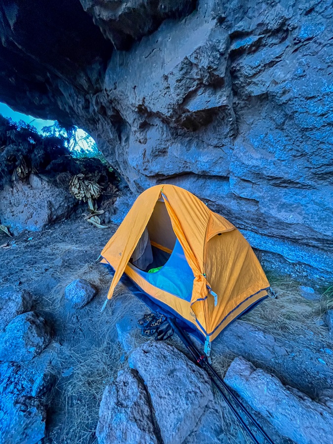 Naturehike Cycling Ultralight Tent in Mount Elgon in Uganda at 3600 MASL