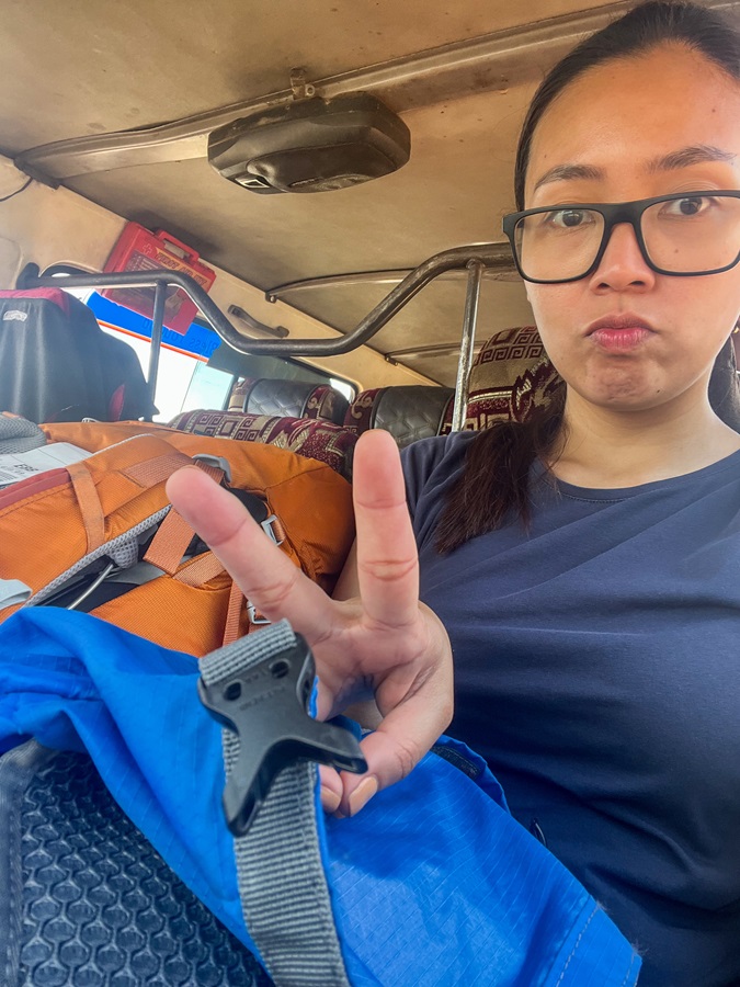 Backpacking journey in Uganda - riding a local bus called Matatu 