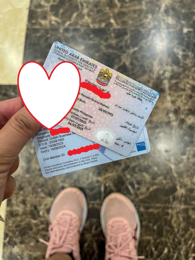 UAE Emirates ID & Medical Insurance Card