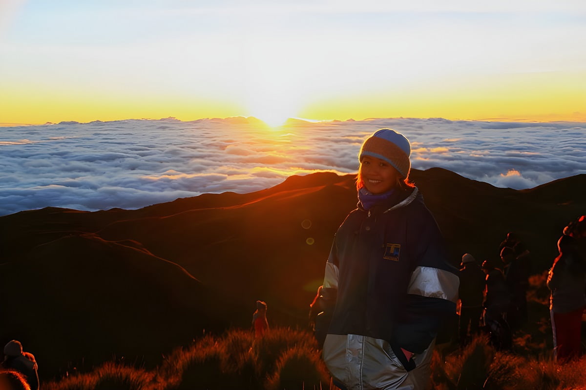 PinayHakawati in Mt. Pulag, Benguet in 2012